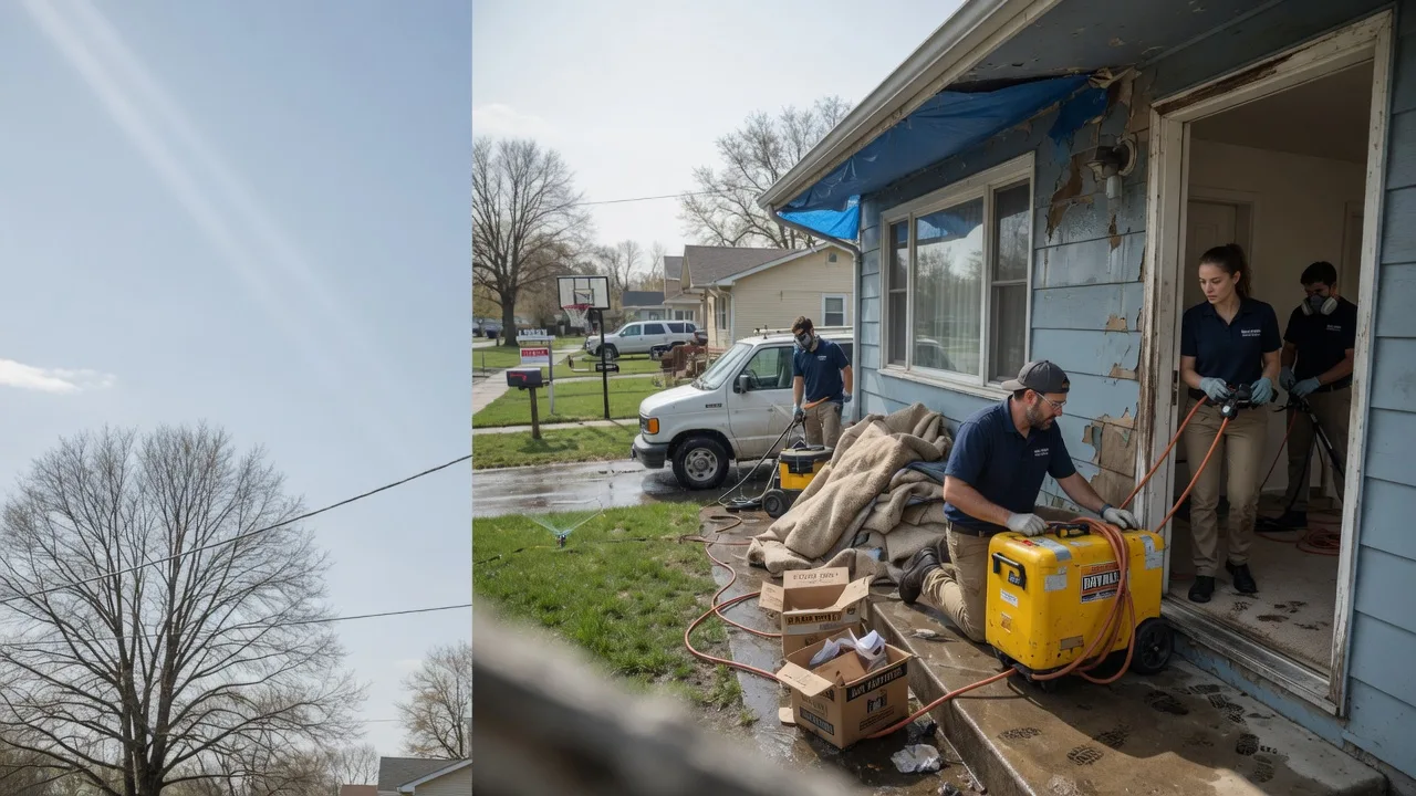 Basement Flood Cleanup in Pendleton, IN near me